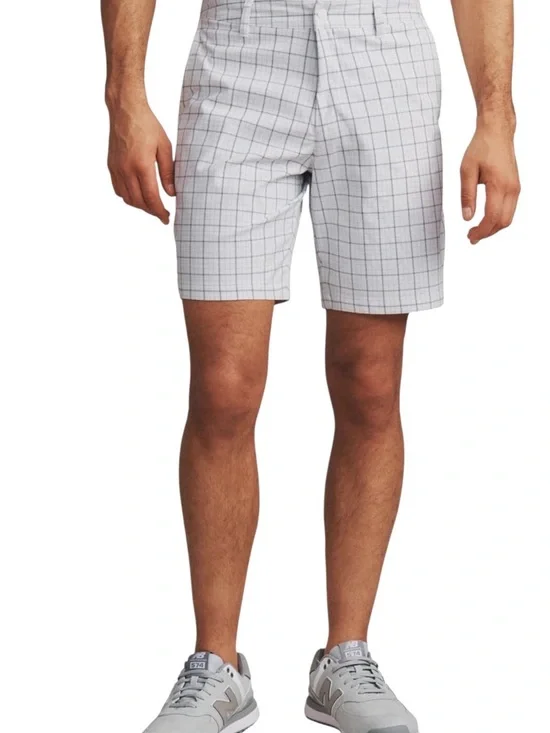 RHONE Men's 9" Dune Golf Shorts 34 waist Navy Windowpane Check Performance NWT - Picture 5 of 8
